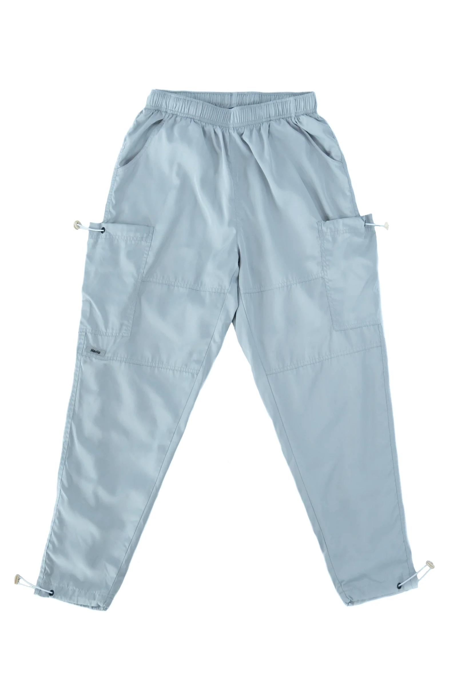 Drawstring Track Pants - Grey 1c