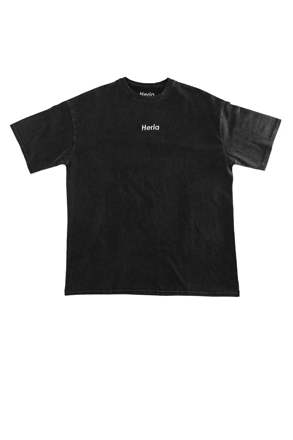 Flame Tee - Acid Washed Black 2c