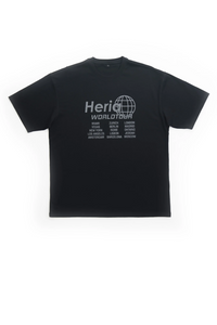 Heria World Tour T-Shirt - Black 1c