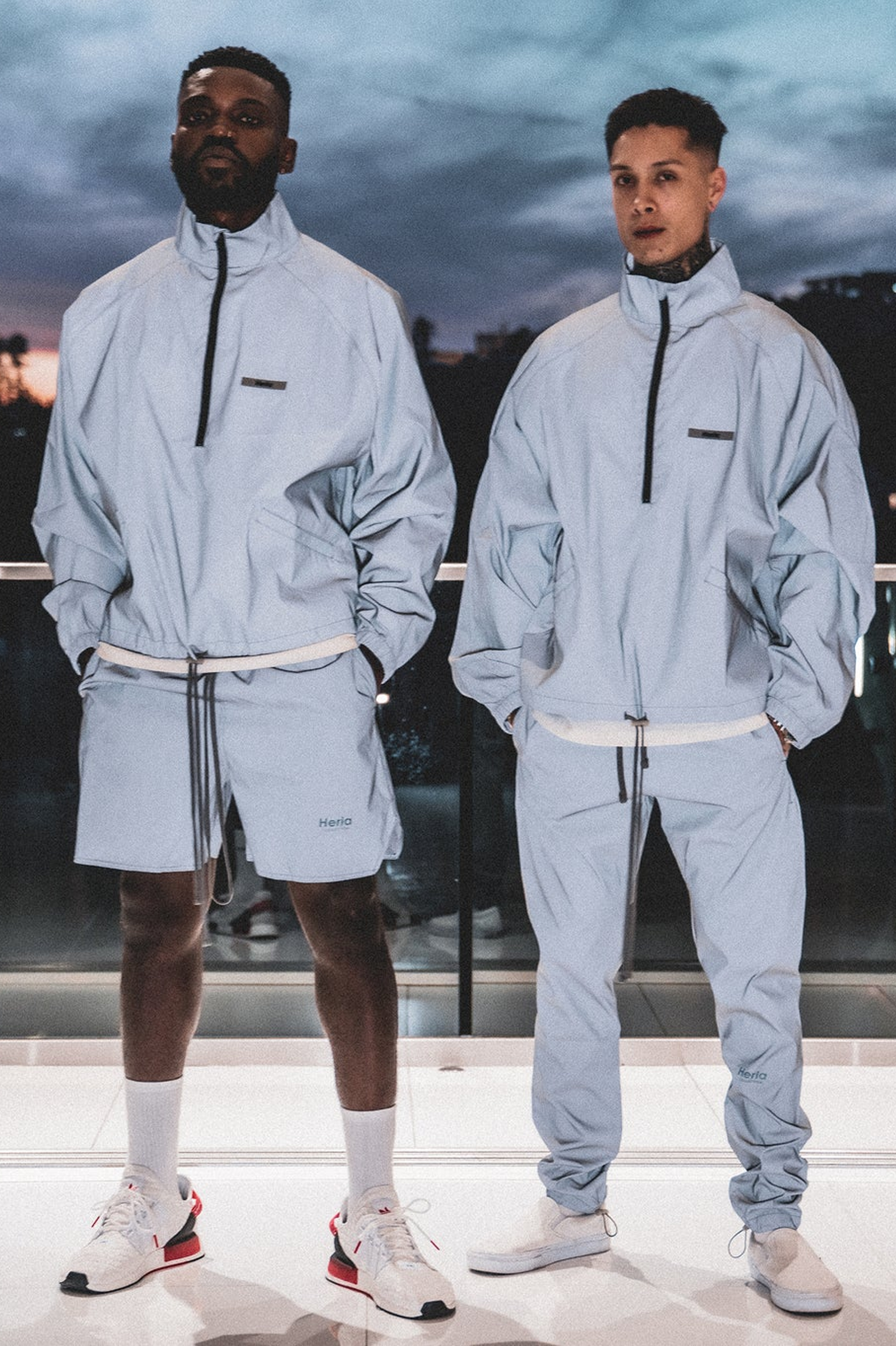Heria 3M Reflective Windbreaker Jacket 4c