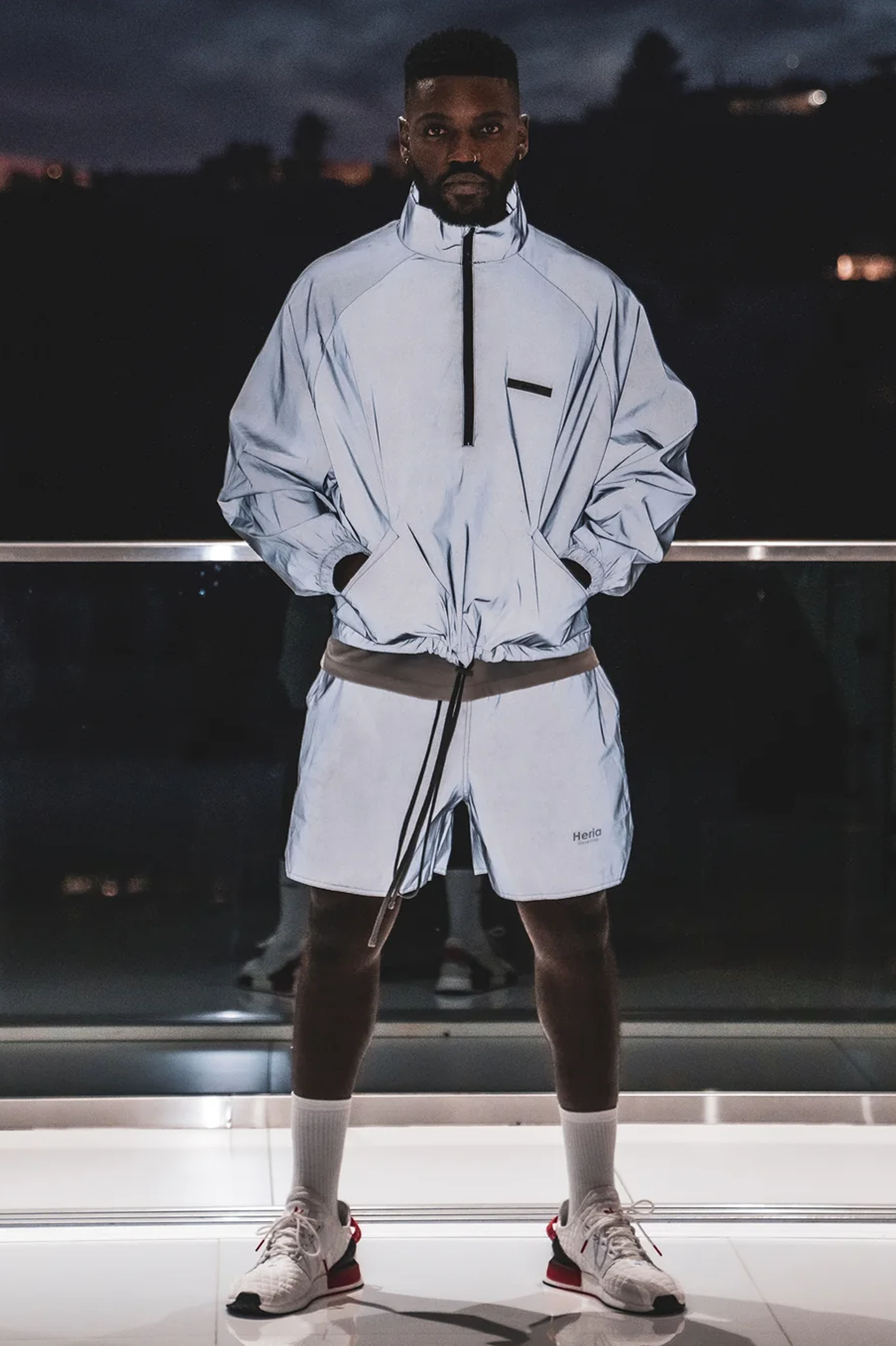 Heria 3M Reflective Windbreaker Jacket 3c