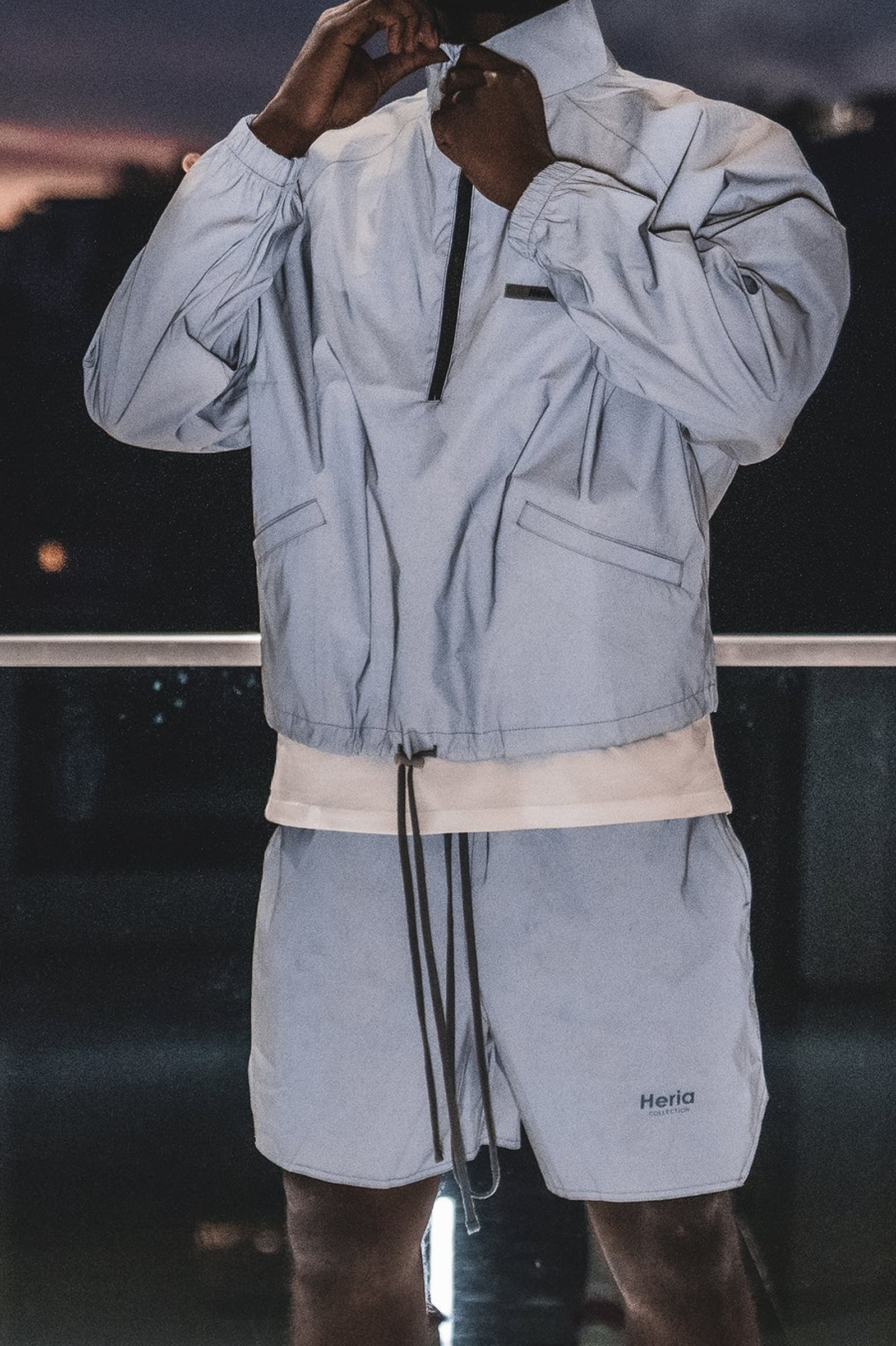 Heria 3M Reflective Windbreaker Jacket 6c