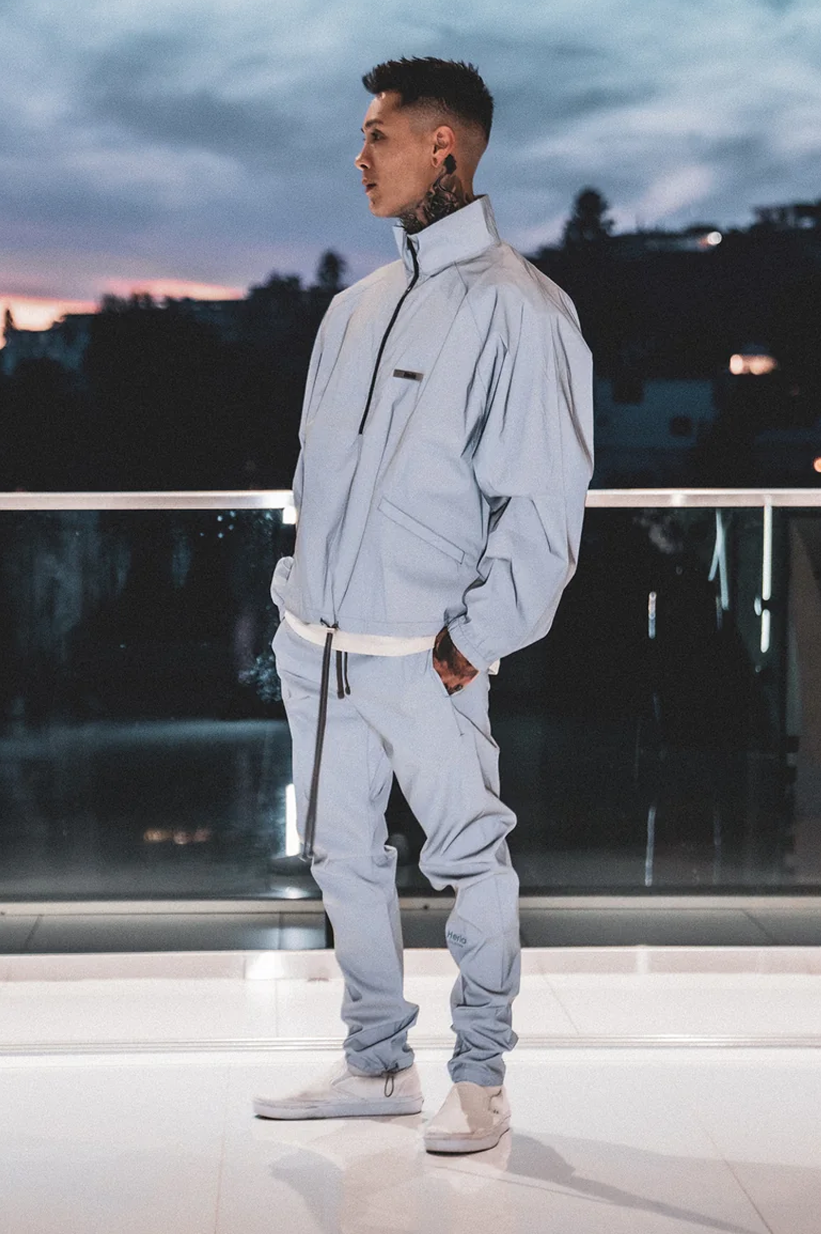 Heria 3M Reflective Windbreaker Jacket 9c