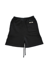 Heria Embroidered Sweat Shorts - Black 2c