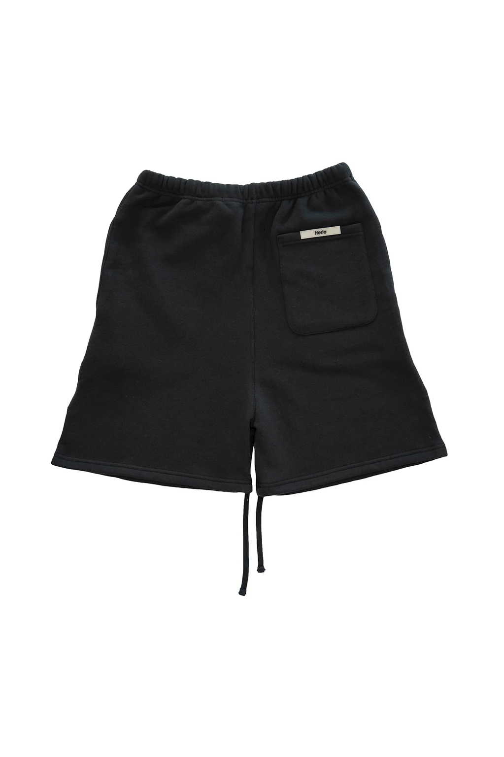 Heria Embroidered Sweat Shorts - Black 2c