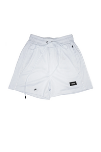 Heria Mesh Shorts with 3M Reflective Piping - White 1c