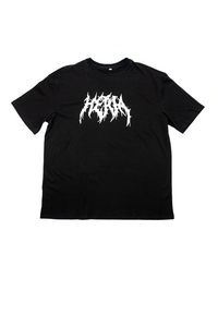 Heria Metal Logo Tee - Black 1c