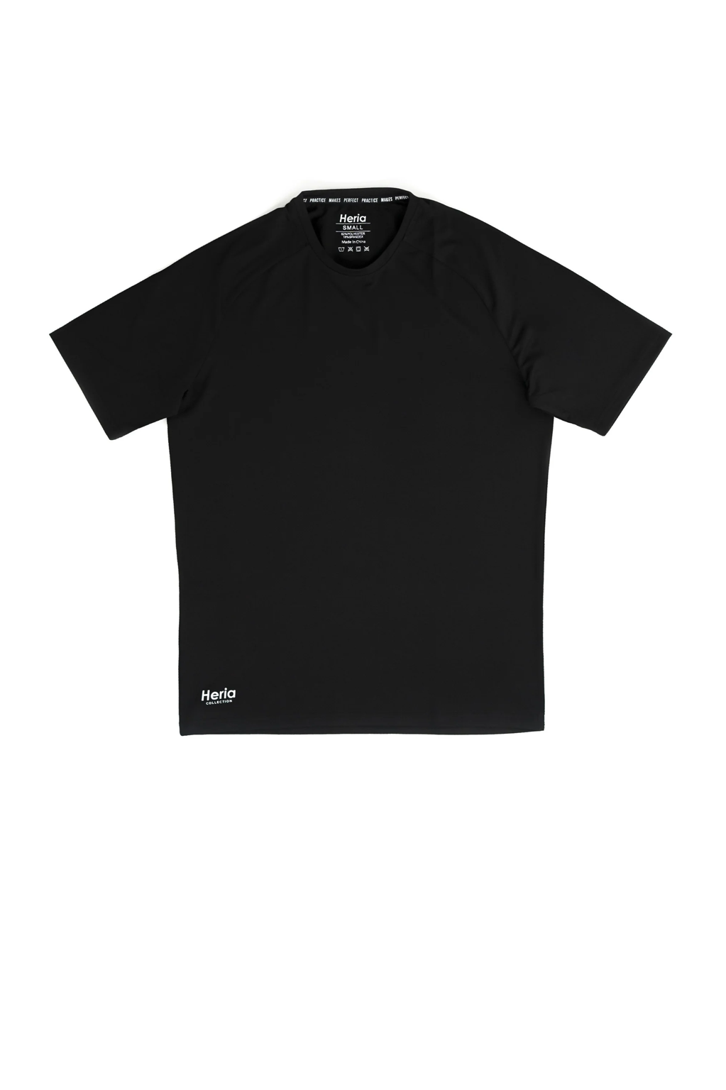 Heria Training Mesh T-Shirt - Black 1c