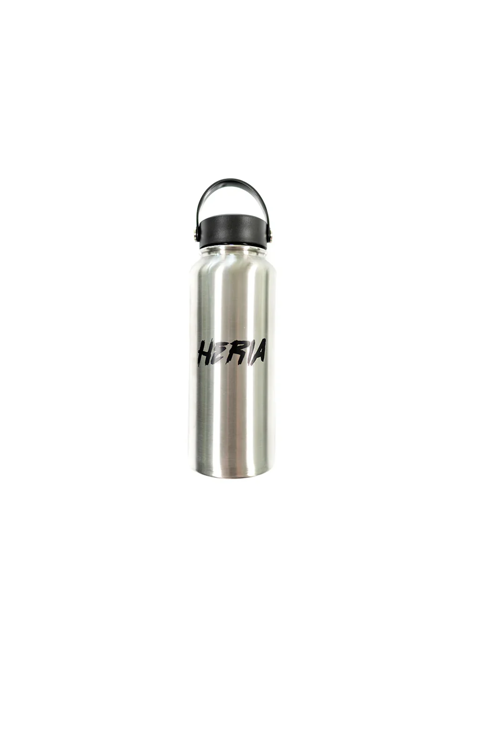 Heria Water Bottle - Metal Silver 1c