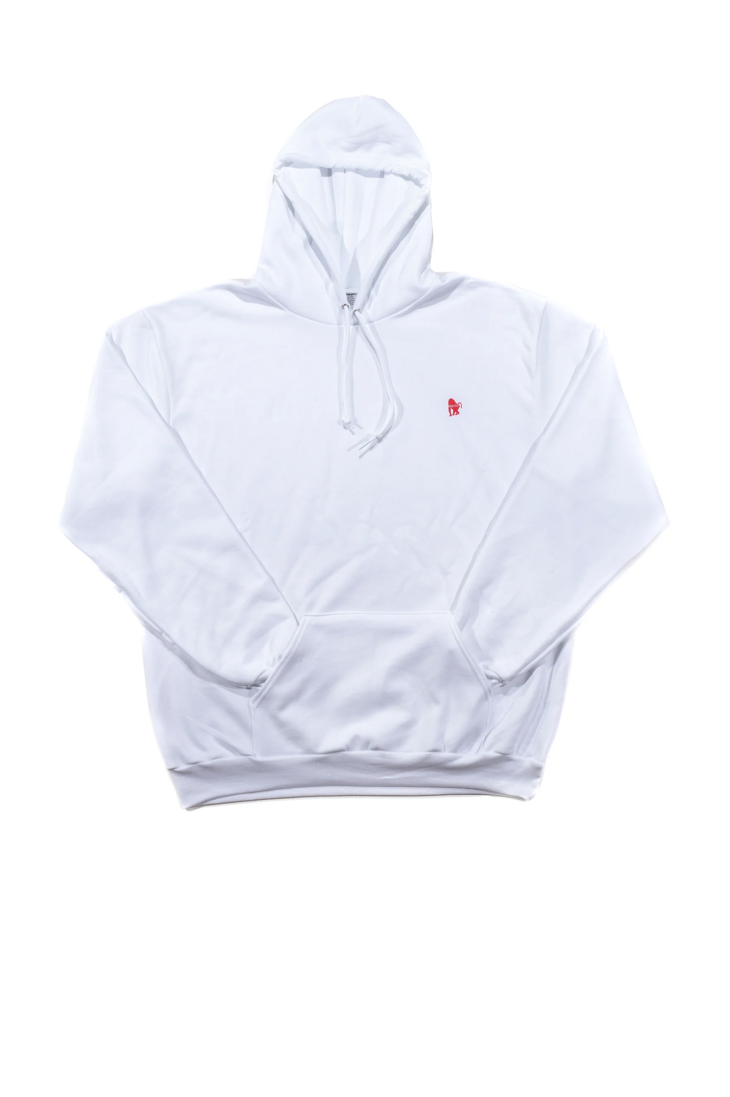 White Fleece Hoodie 1c