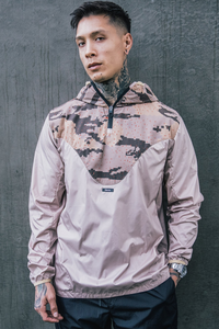 Windbreaker Jacket - Brown 6c