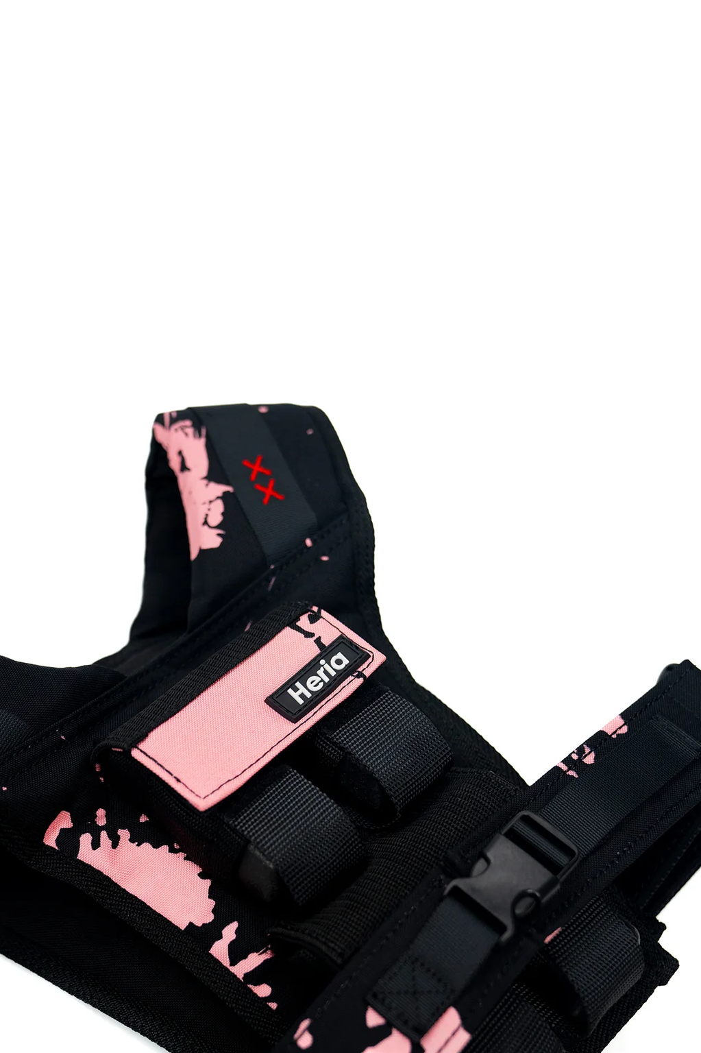 Heria weight vest black pink 18lb 4c