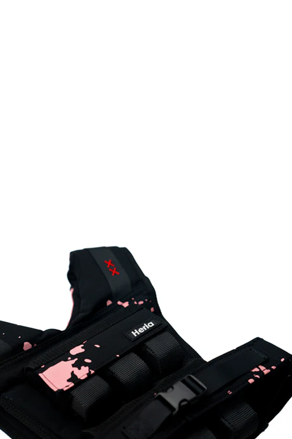 Heria weight vest black pink 28lb 2c