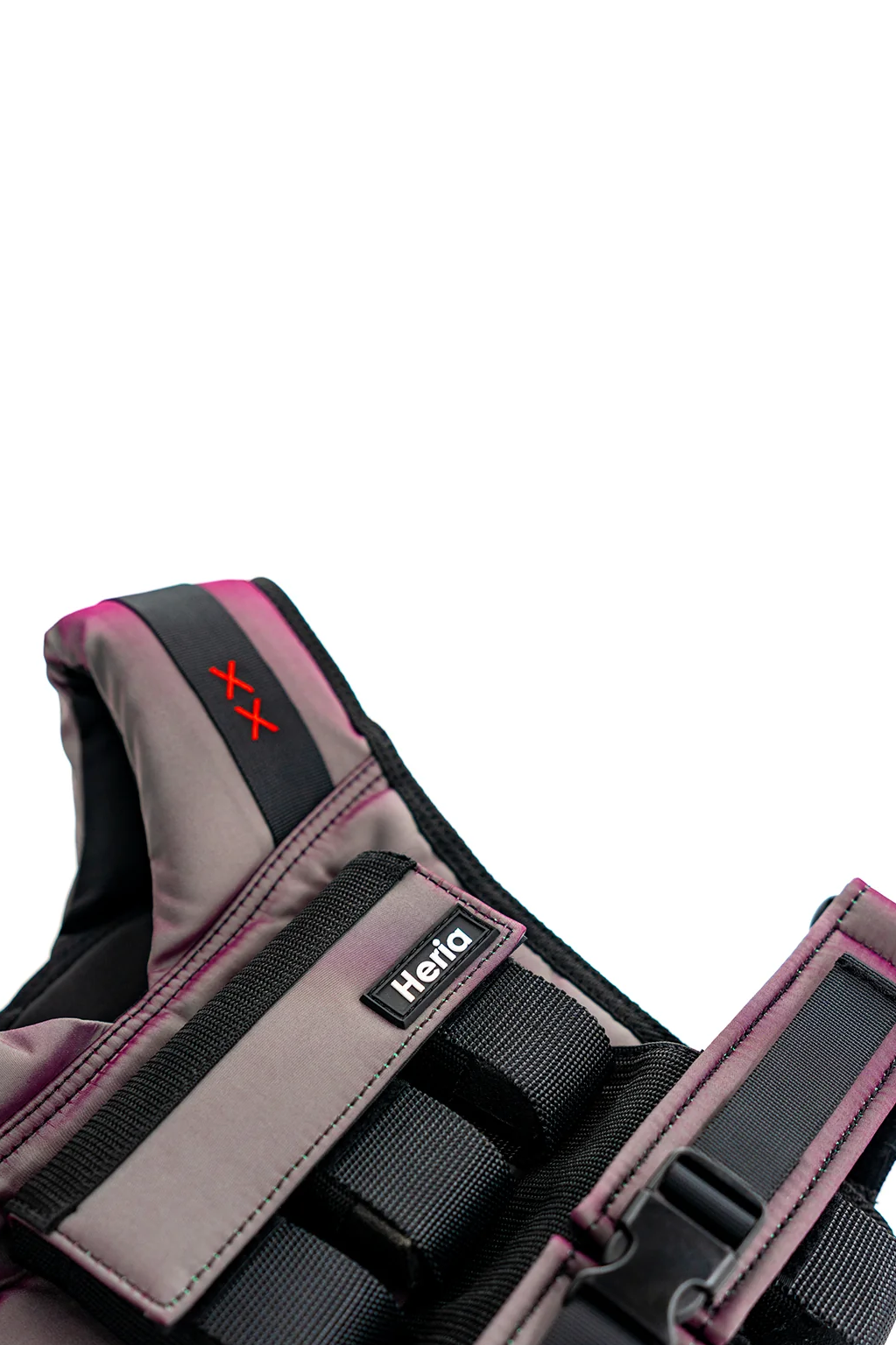 Heria weight vest iridescent 28lb 2c