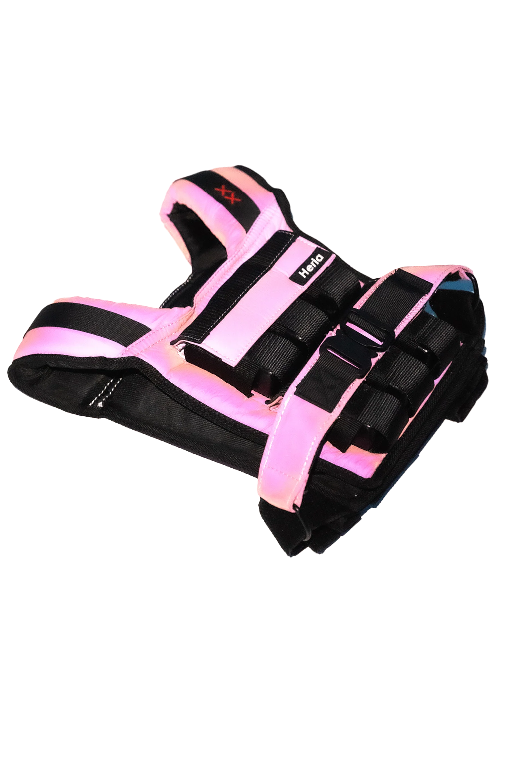 Heria weight vest pink gradient 28lb 4c