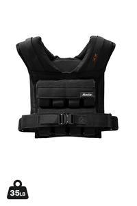 Heria weight vest black 35lb 1c