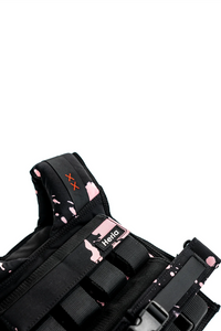 Heria weight vest black pink 35lb 4c