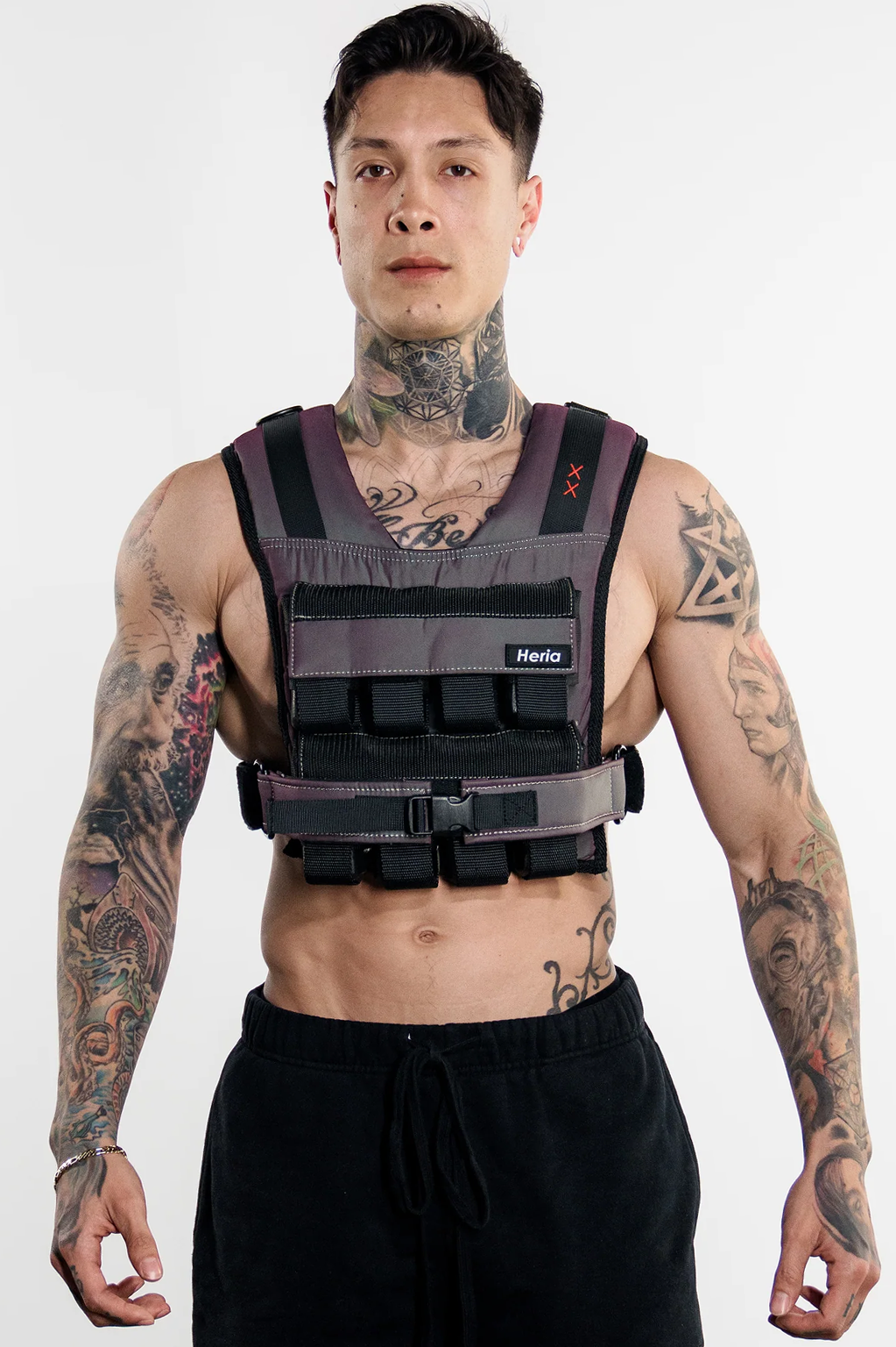 Heria weight vest iridescent 35lb 2c