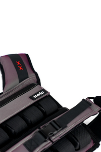 Heria weight vest iridescent 35lb 4c