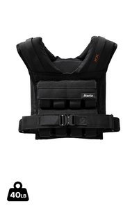 Heria weight vest black 40lb 1c