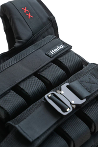Heria weight vest black 35lb 2c
