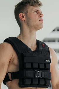 Heria weight vest black 35lb 4c