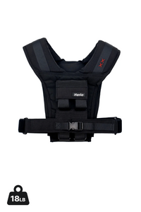 Heria weight vest black 18lb 1c
