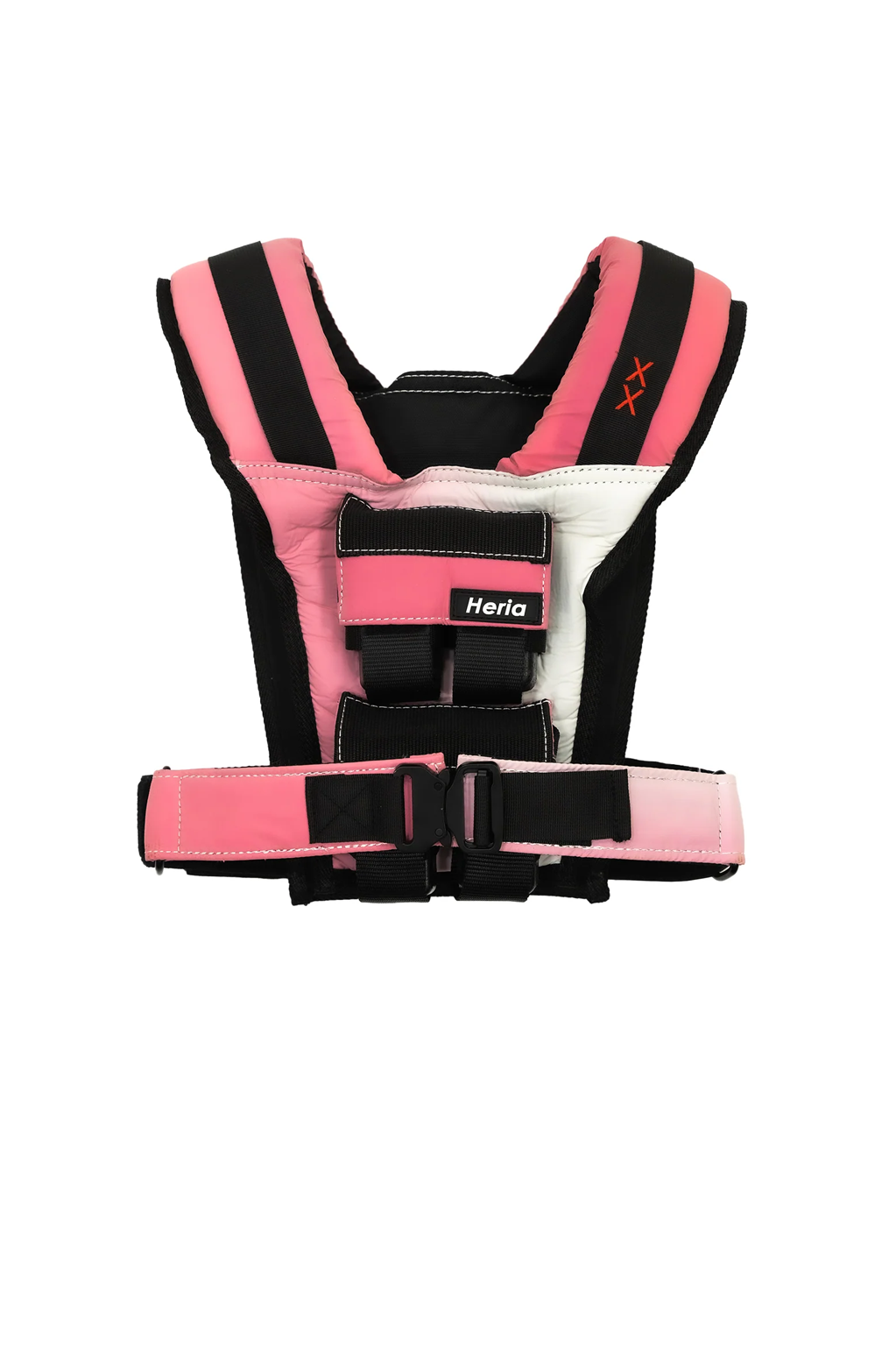 Heria weight vest pink gradient 18lb 2c
