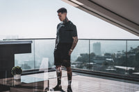 Heria Embroidered Sweat Shorts - Black 5c