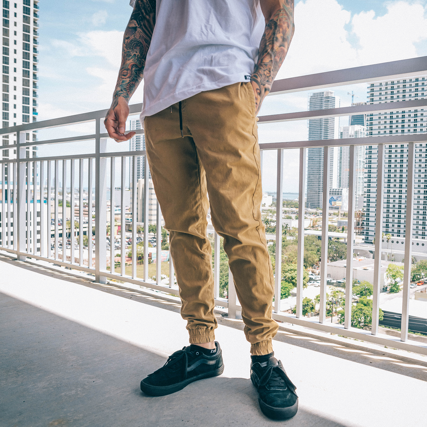 Chino Joggers Brown 5c