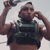 Heria weight vest forest green 28lb 3c