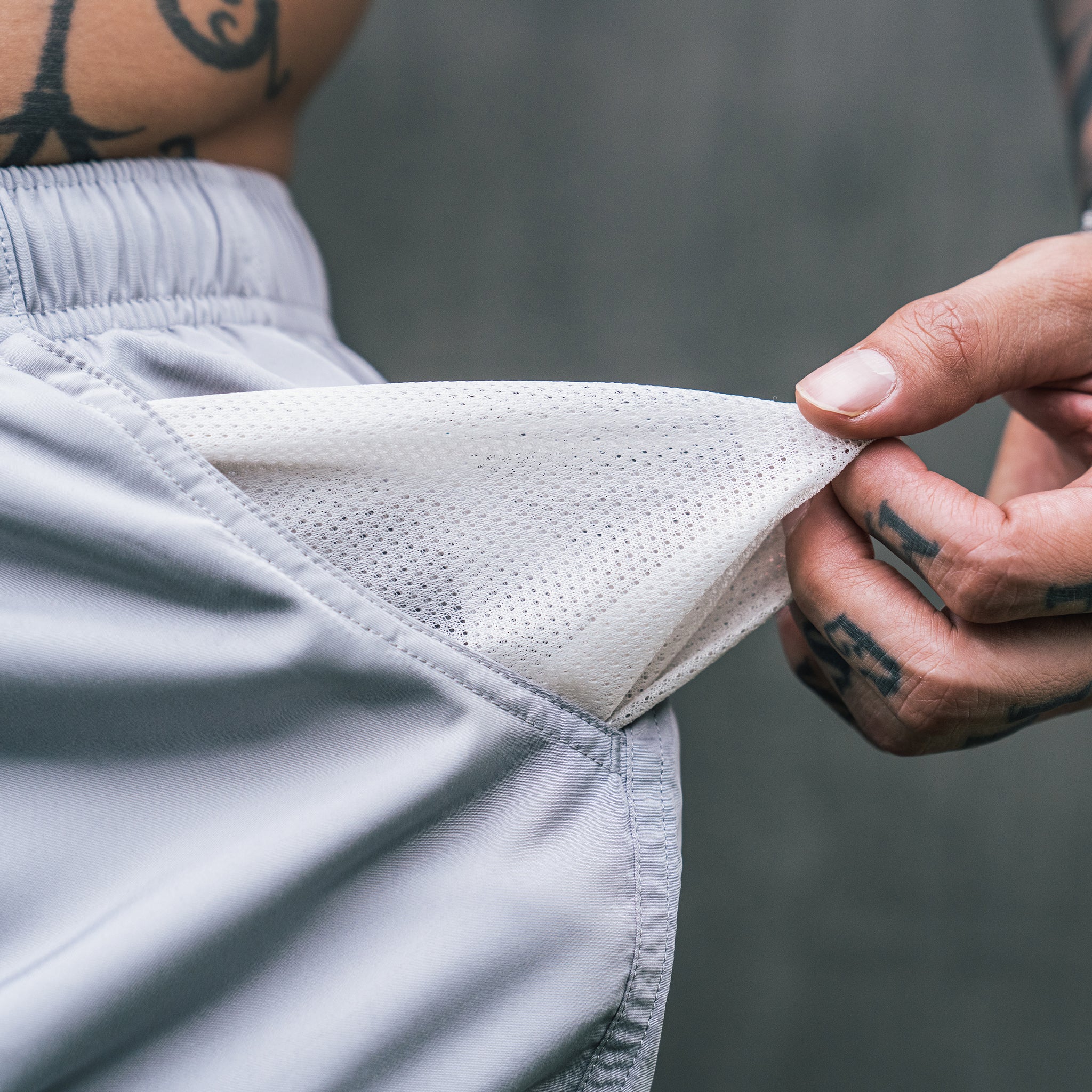 Drawstring Track Pants - Grey 7c