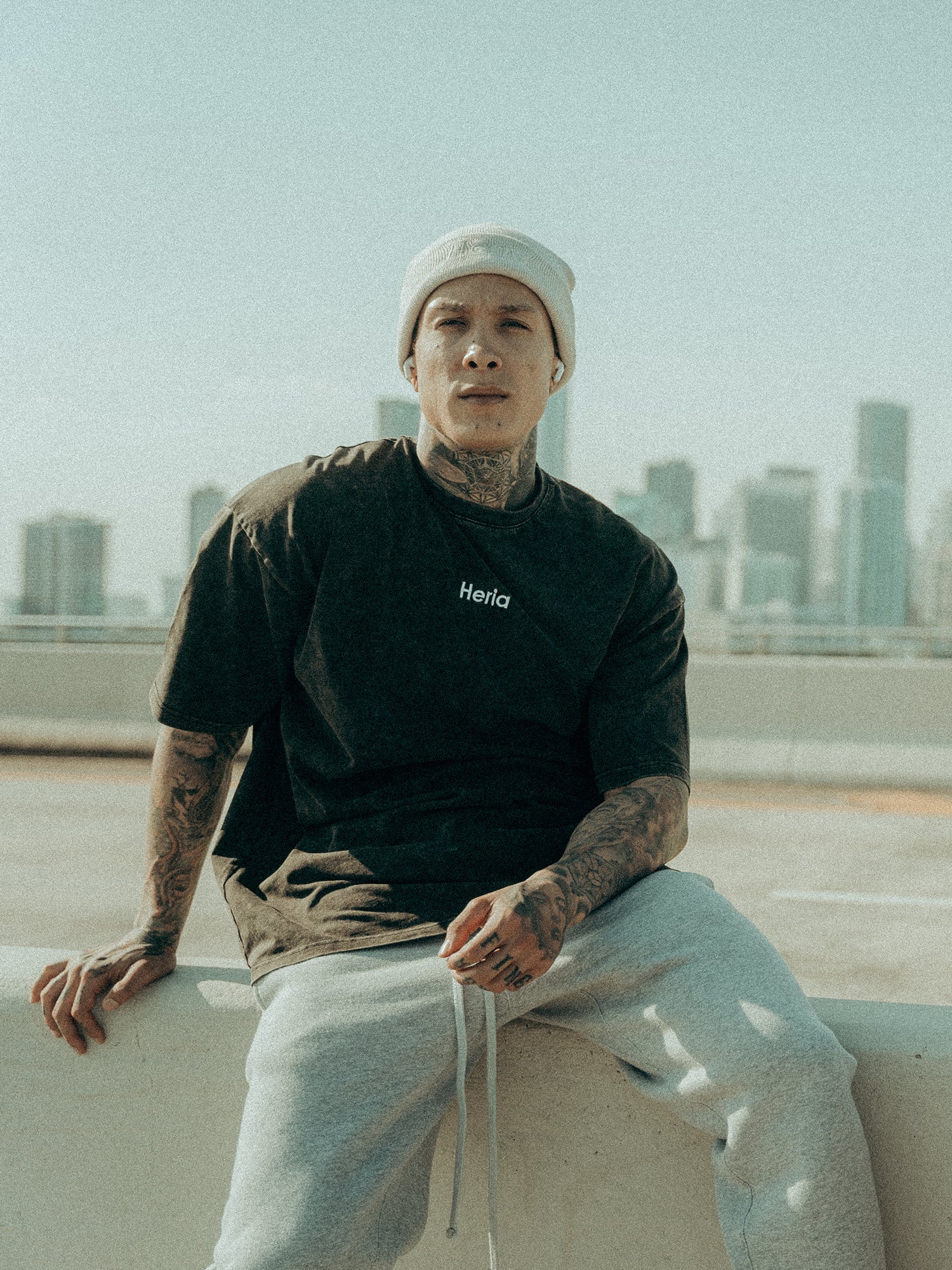 Heria Everyday Relaxed Fit Joggers - Grey – Chris Heria