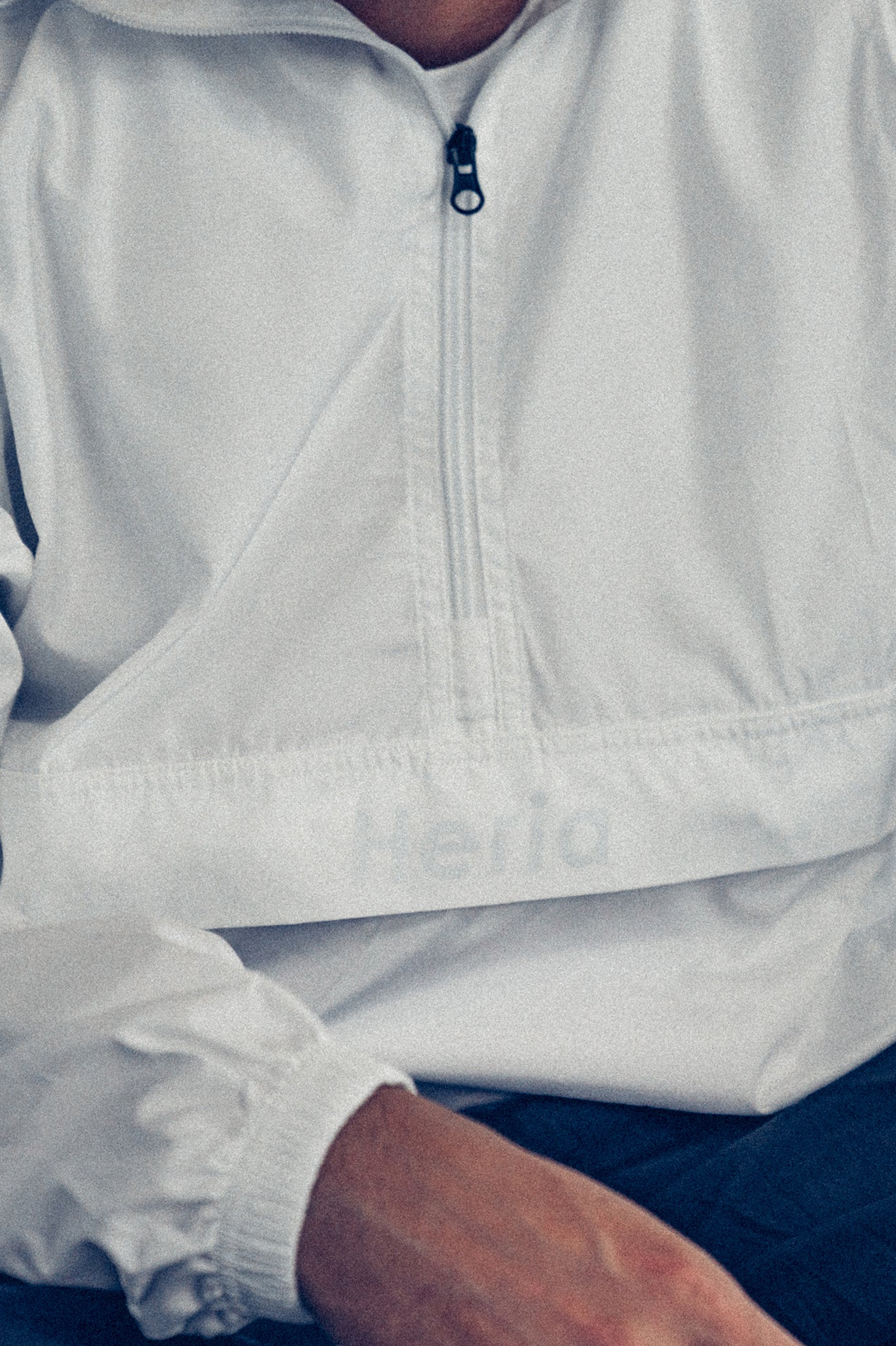 Heria Weatherproof Jacket - Cloud White – Chris Heria Heria Weatherproof Jacket - Cloud White – Chris Heria