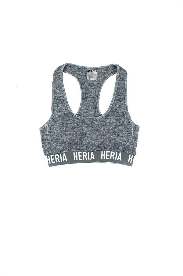 Heria Women's Grey Sports Bra