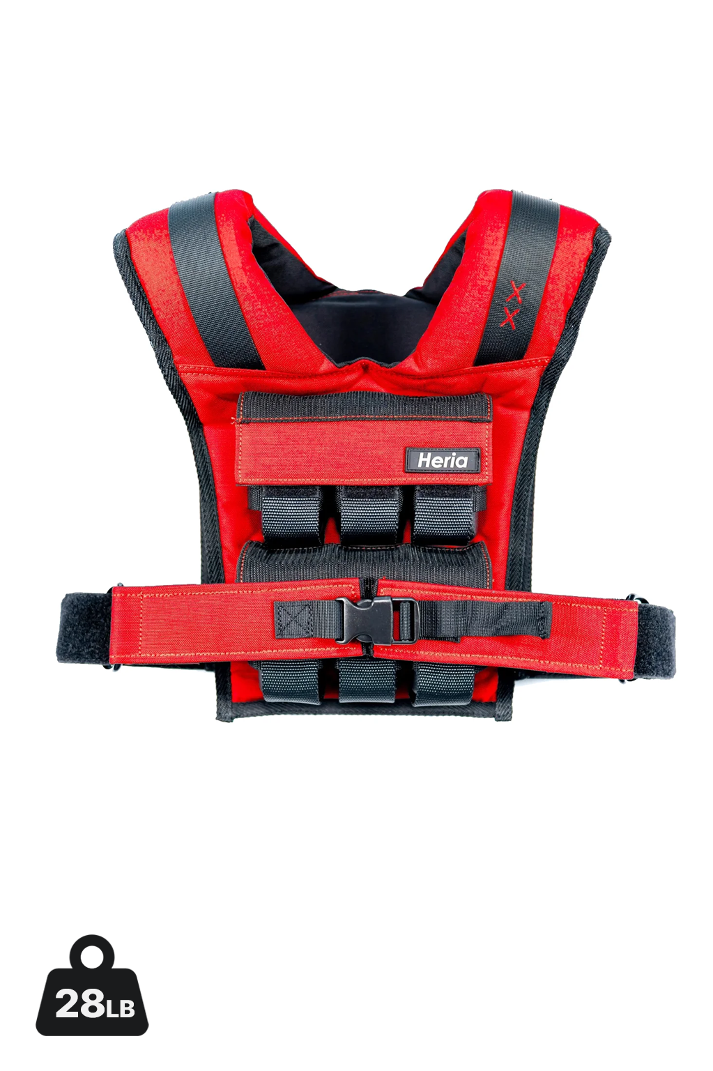 28LB Weight Vest - Red