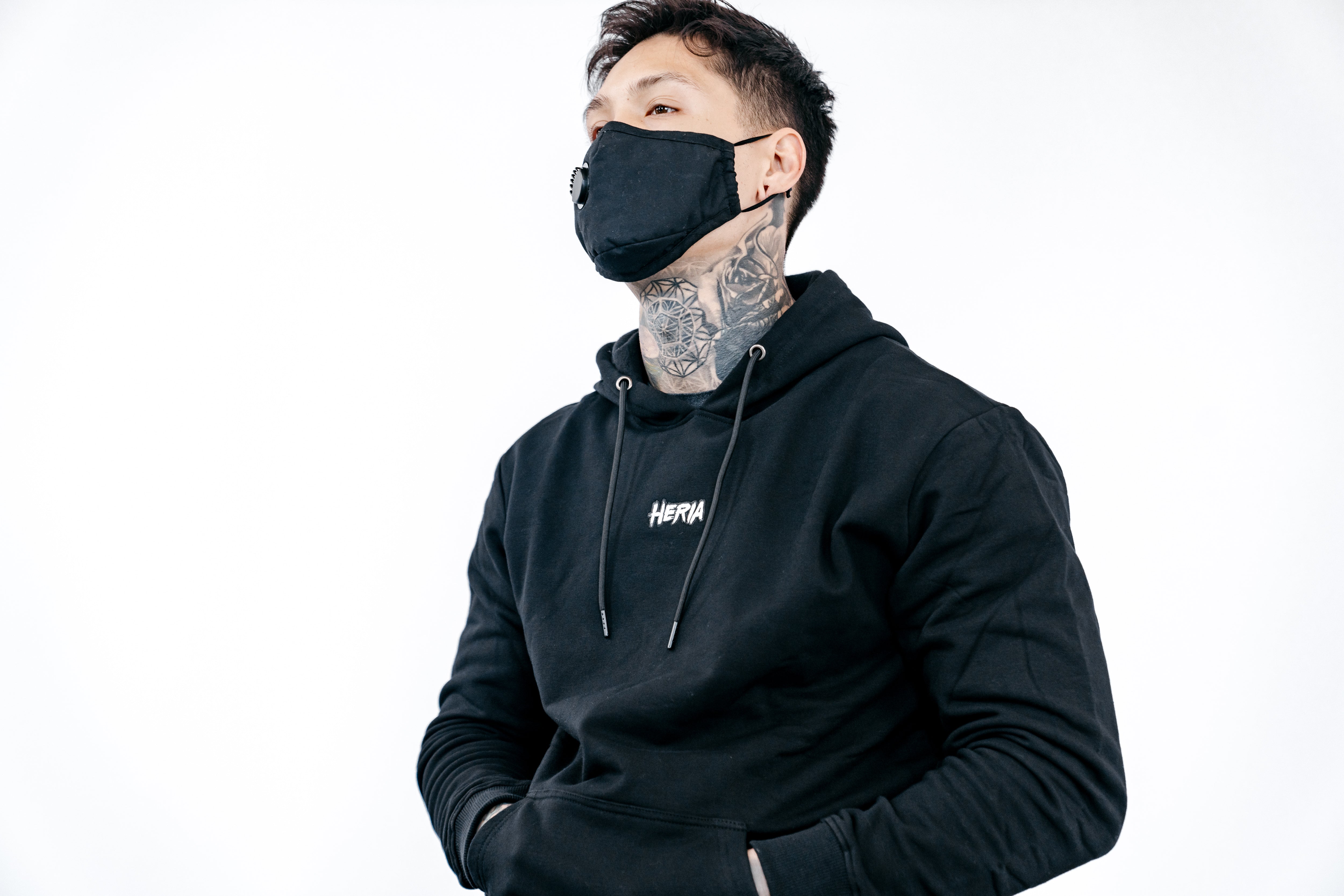 Heria Patch Hoodie - Black – Chris Heria