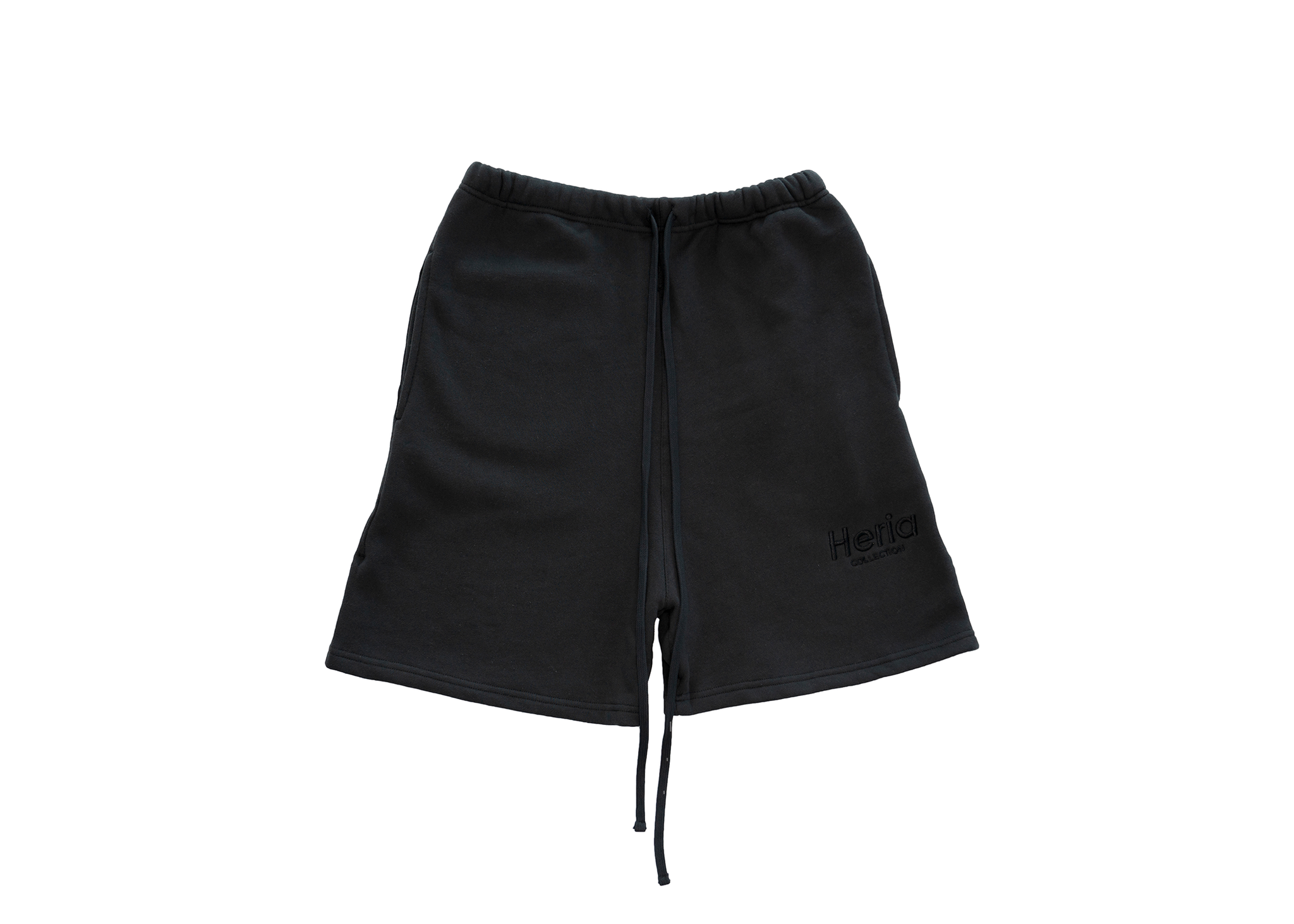 Black clearance embroidered shorts