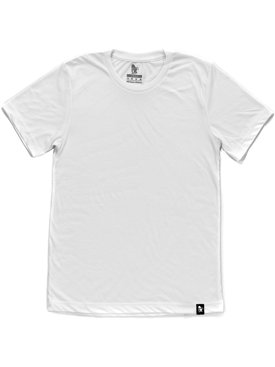 Heria Metal Logo Tee - White S / White