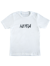 Striped Logo T-Shirt - White - Kids 1c