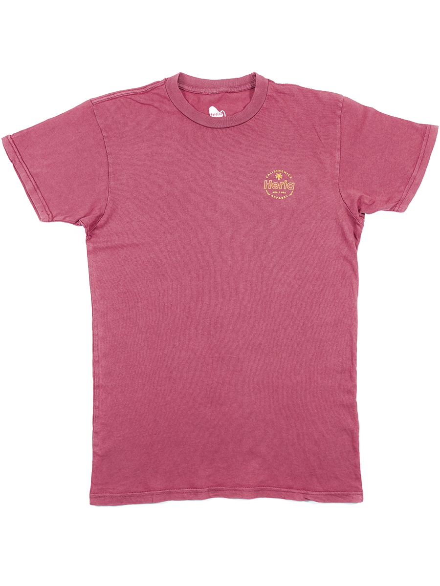 Acid Wash Red T-Shirt (4373767847978)