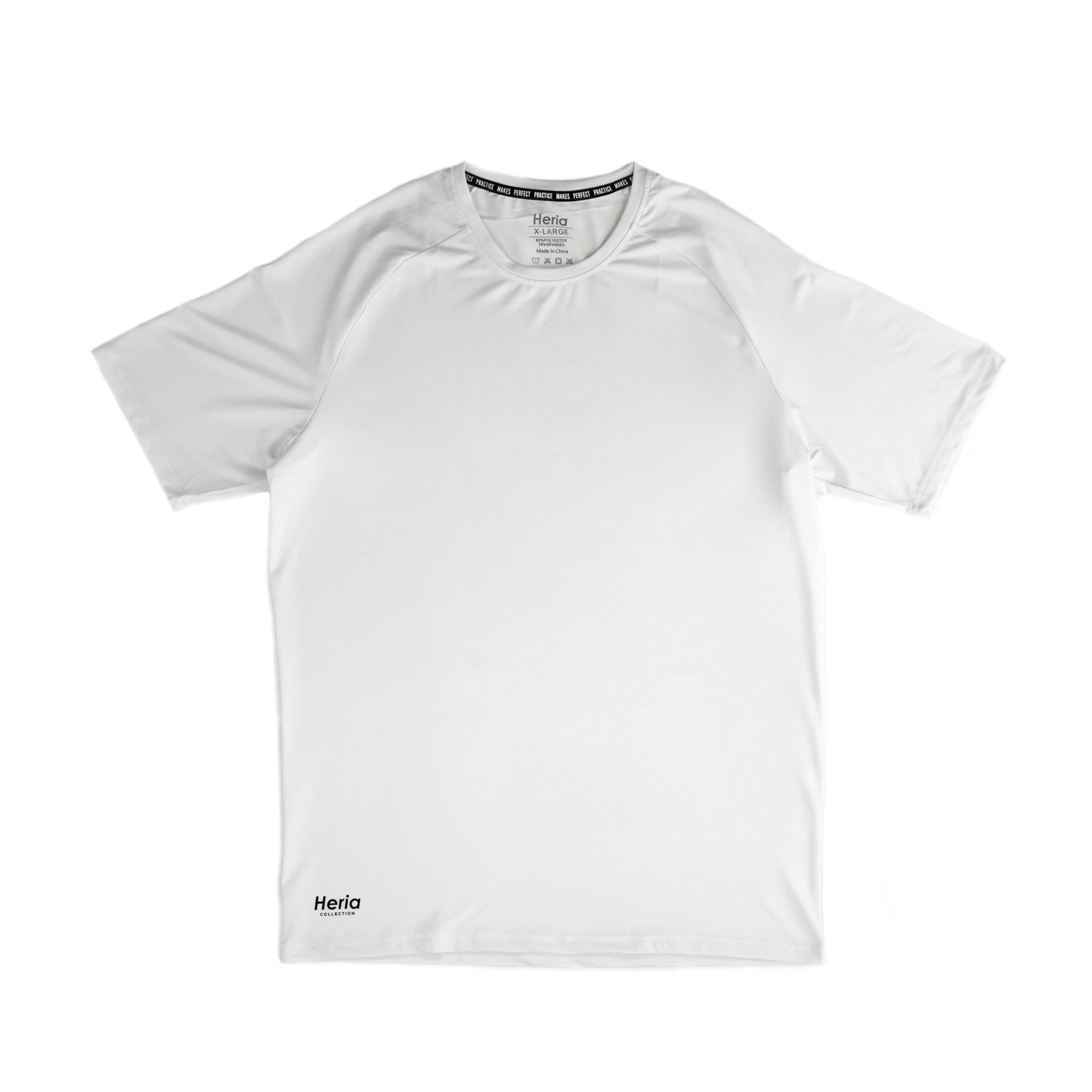 Heria Training T-Shirt - White (6619608186922)
